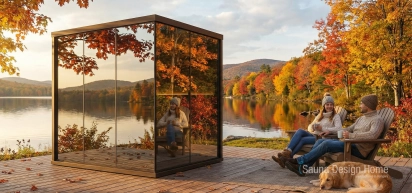 Tükörbe zárt nyugalom, ahol az iSauna Design és a wellness ház találkozik. Tükörbe zárt nyugalom, ahol az iSauna Design és a wellness ház találkozik.