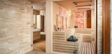 Kombinált szauna + sófal