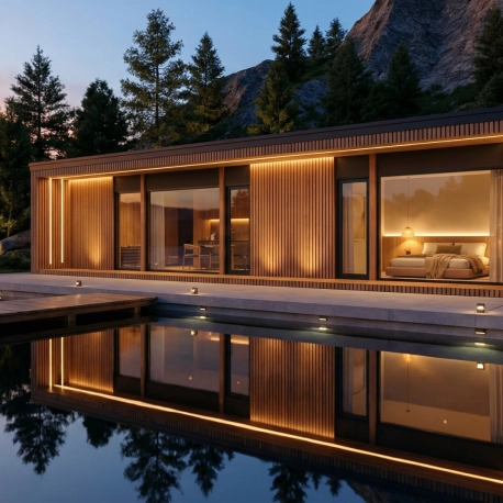 Prémium Wellness Tiny House Szaunával