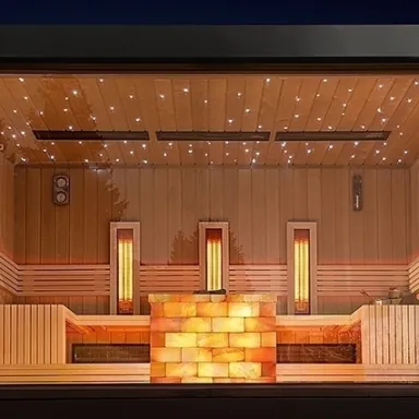 Egyedi kültéri szaunaház