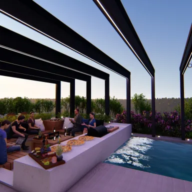 szauna ház - terasz