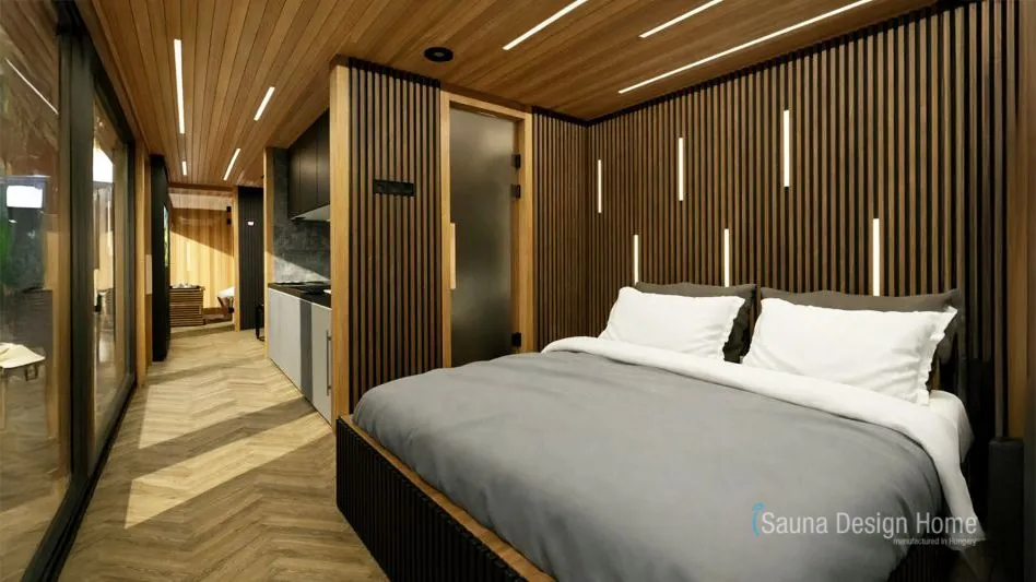 wellness pihenőház hálótér