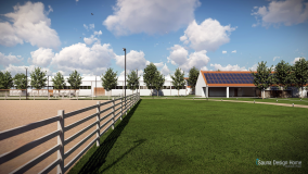 lovarda látványterv