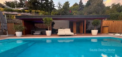 Egyedi kültéri wellness ház építés