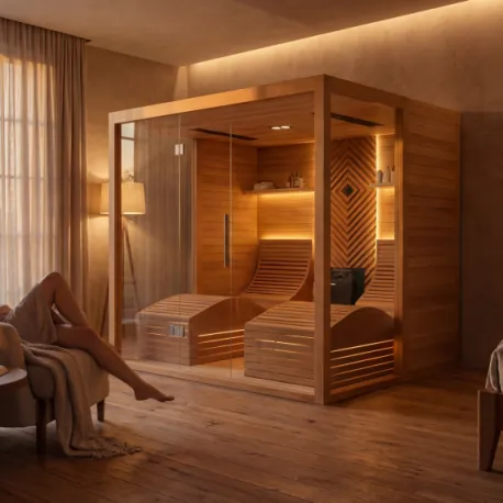 Beltéri szaunák, dizájn szaunakabinok, modern szaunák - iSauna Design
