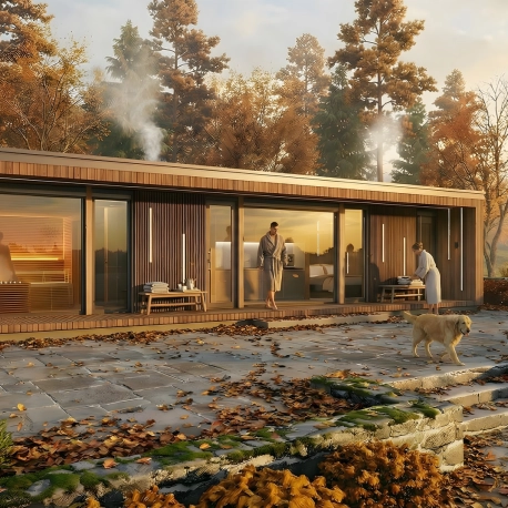 Joy család - Négy évszakos prémium wellness ház szaunával