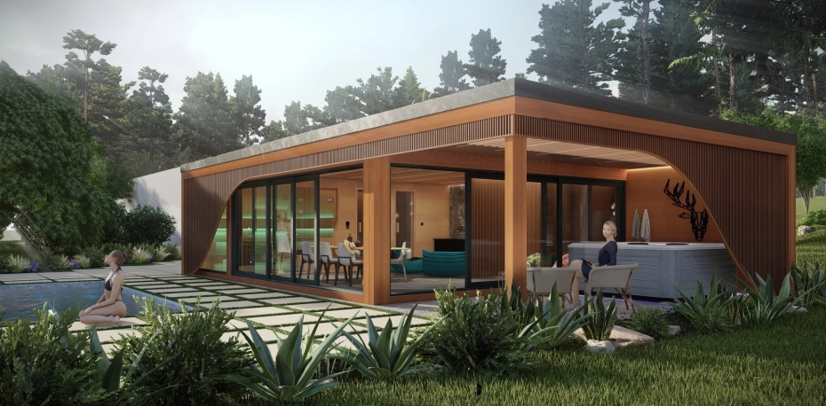 Privát, családi wellnessház